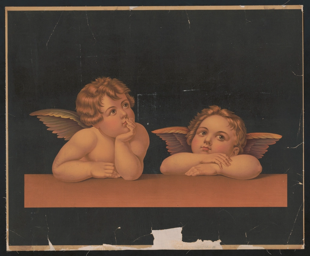 Cherubs Raphael (1890). Original Library